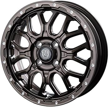 Amazon | 12インチアルミホイール 4本セット 軽トラ 軽バン MUD